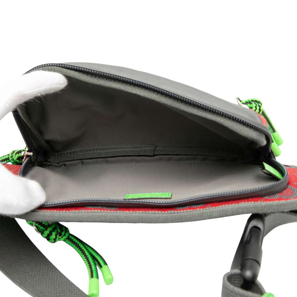 Gucci GG Nylon and Rubber Belt Bag - 4