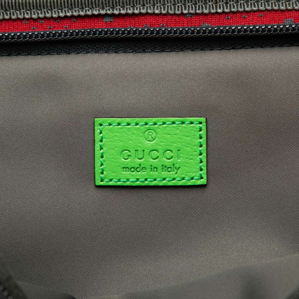 Gucci GG Nylon and Rubber Belt Bag - Side view