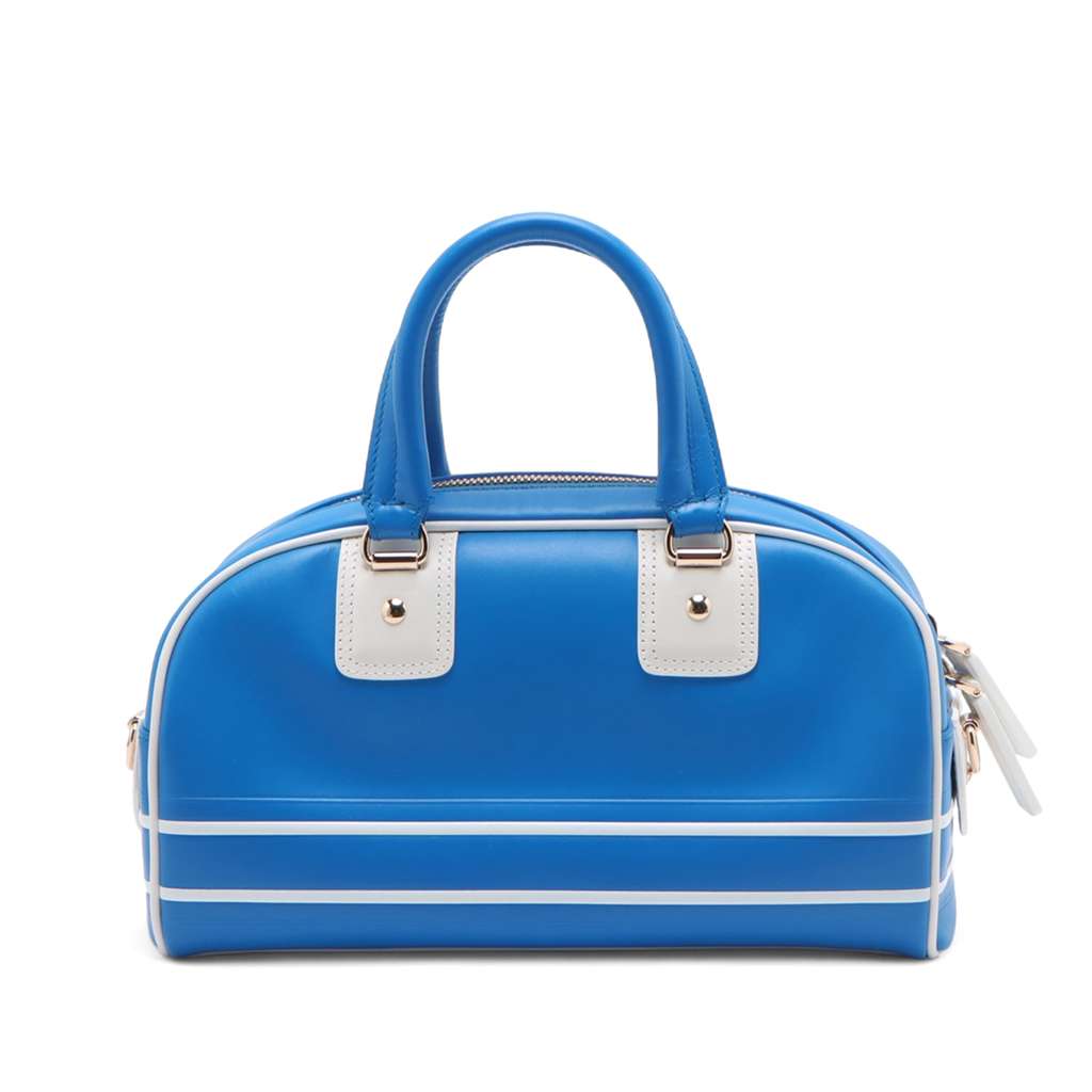 Dior Small Leather Dior Vibe Zip Bowling Bag - Back view