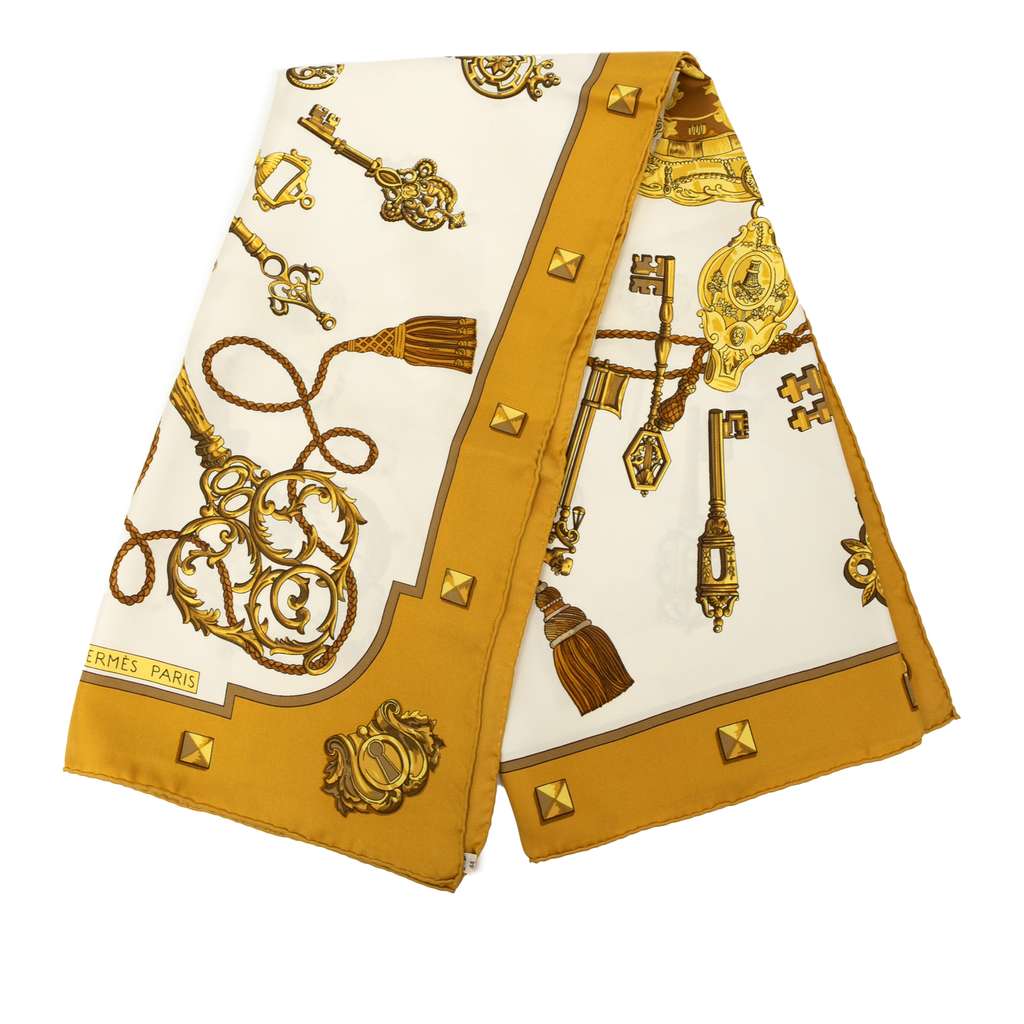 Hermès Keys Les Cles Silk Scarf
