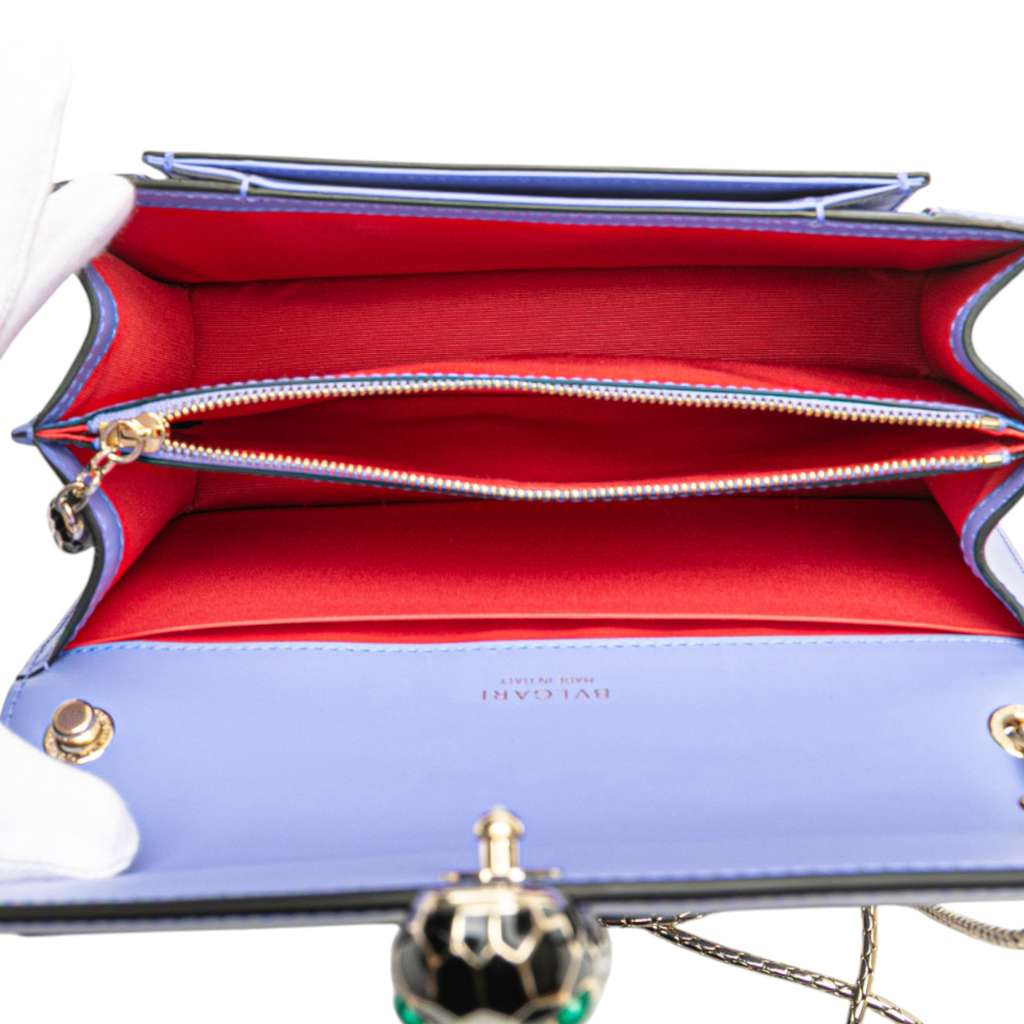 Bvlgari Medium Calfskin Serpenti Forever Shoulder Bag - 4