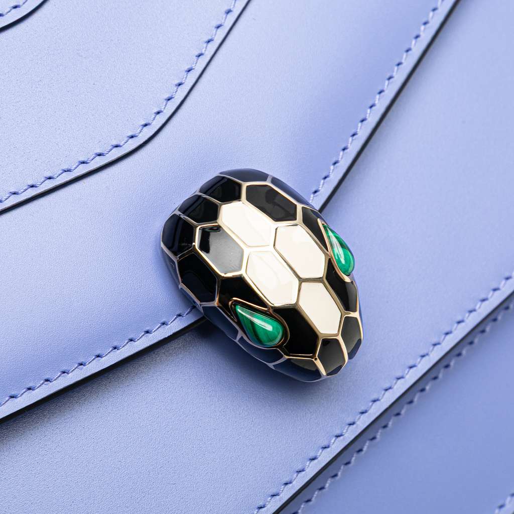 Bvlgari Medium Calfskin Serpenti Forever Shoulder Bag - Image 10