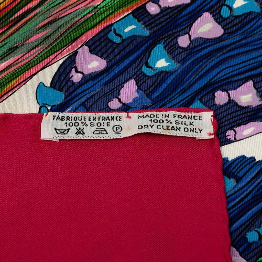 Hermès Passementerie Silk Scarf - Back view