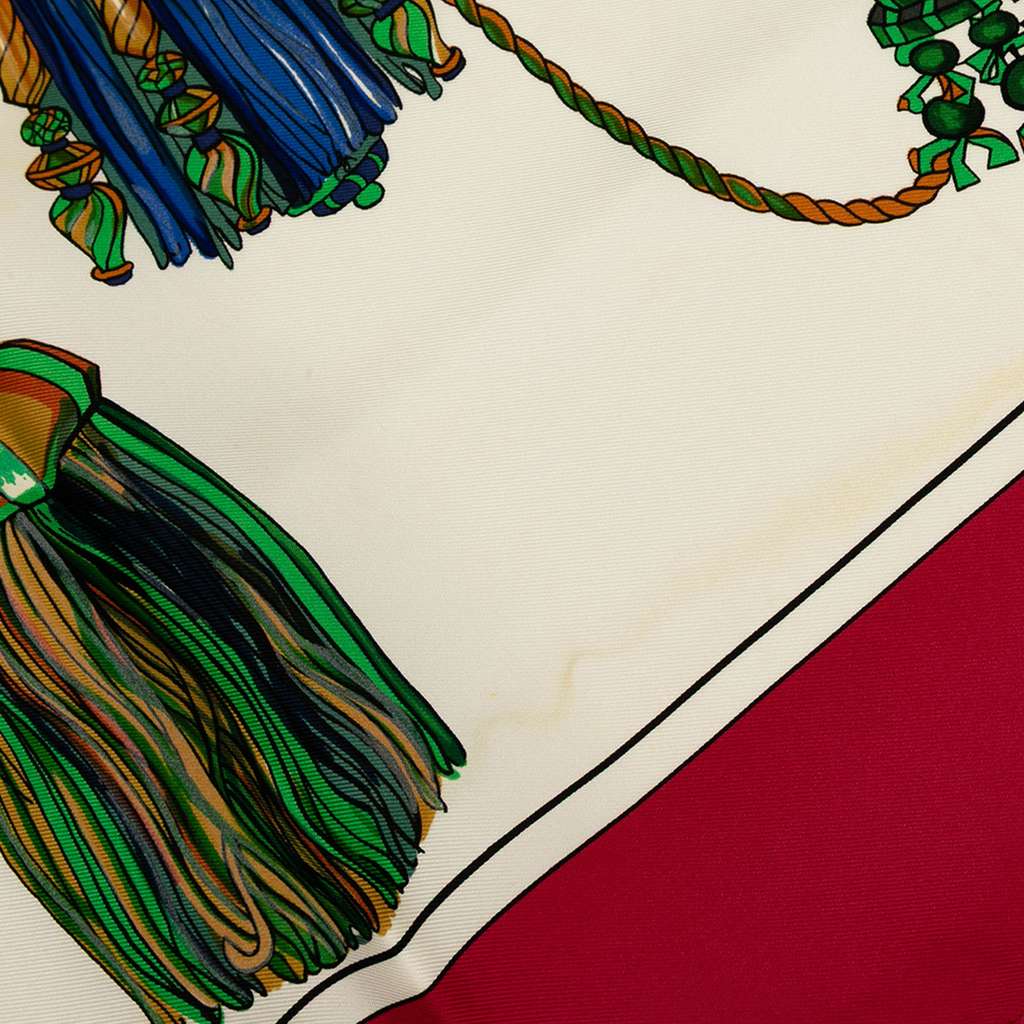 Hermès Passementerie Silk Scarf - Side view