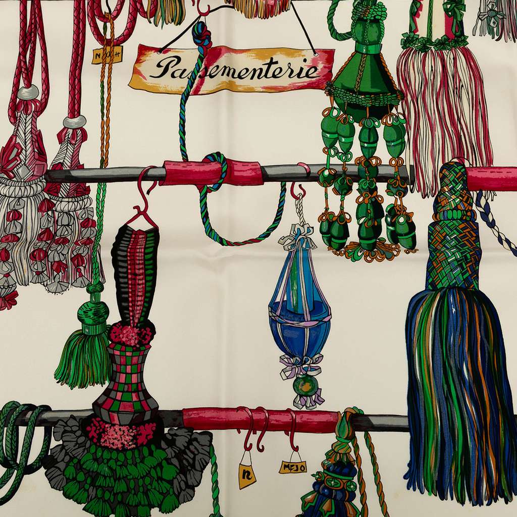 Hermès Passementerie Silk Scarf - Detail 1