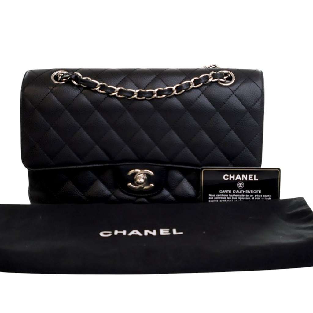Chanel Medium Classic Caviar Double Flap - Image 17
