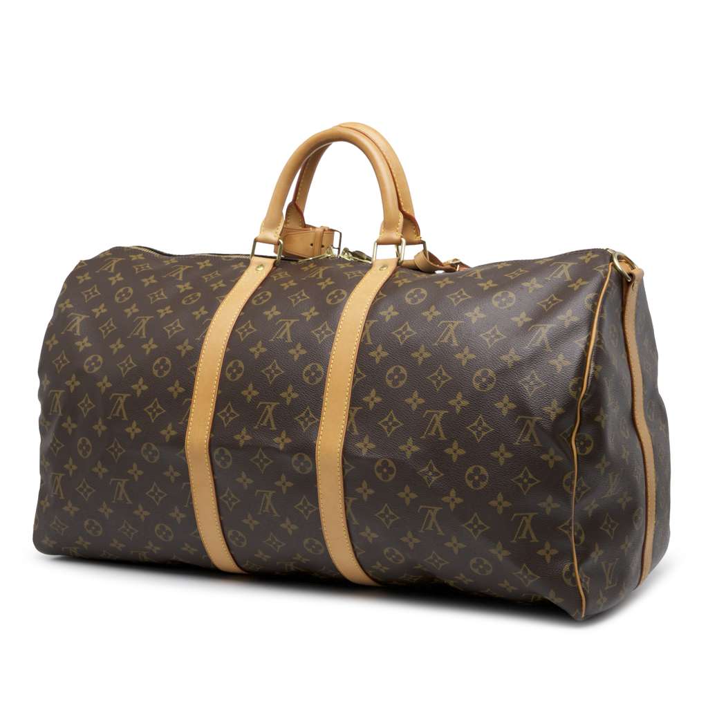 Louis Vuitton Monogram Keepall Bandouliere 55 - Back view