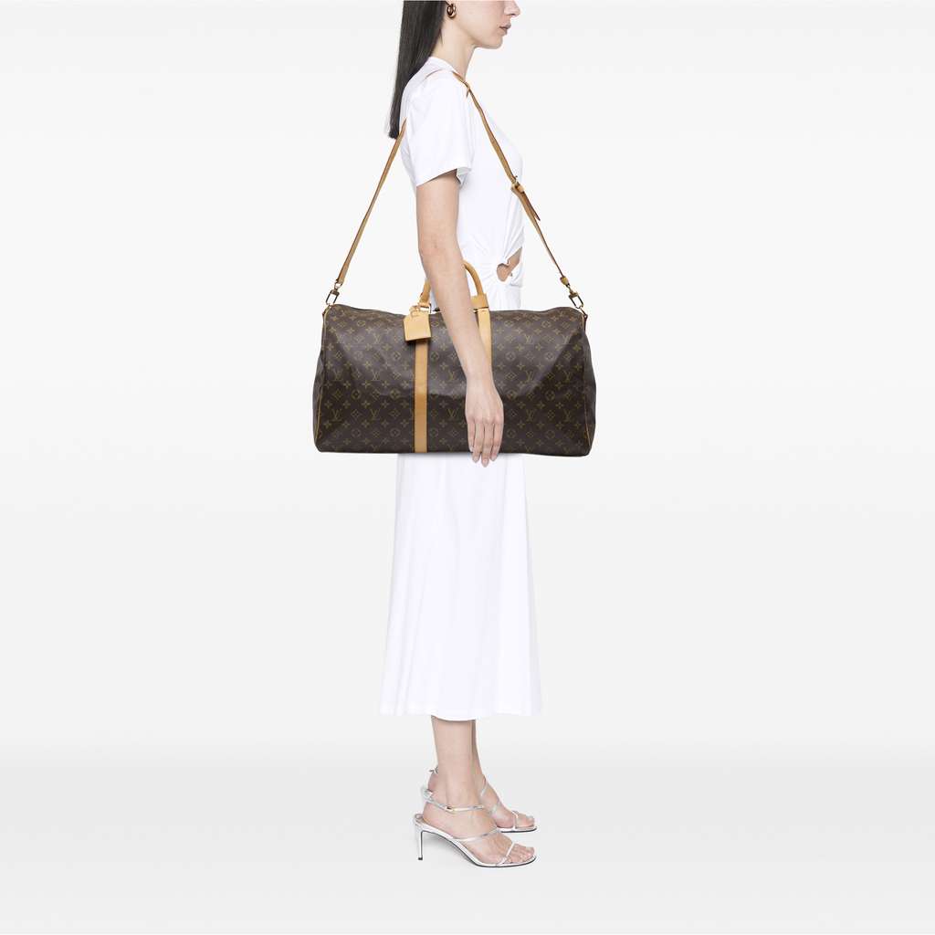 Louis Vuitton Monogram Keepall Bandouliere 55 - Detail 2