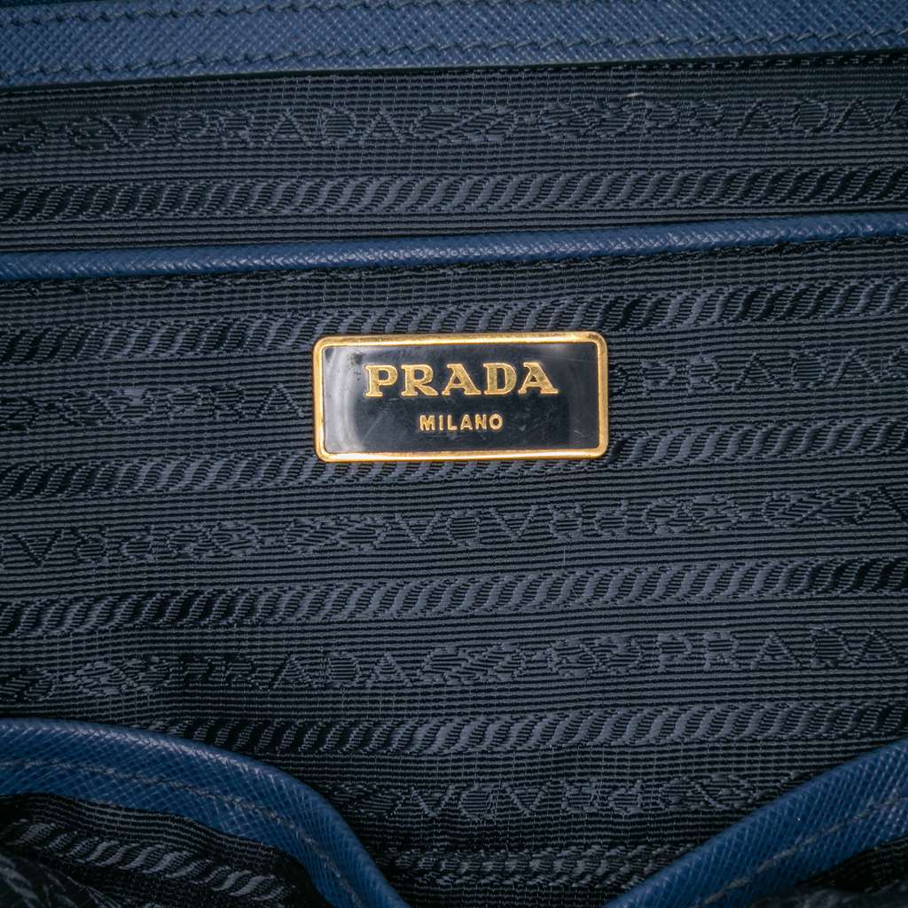 Prada Extra Large Saffiano Lux Galleria Double Zip Tote - Side view