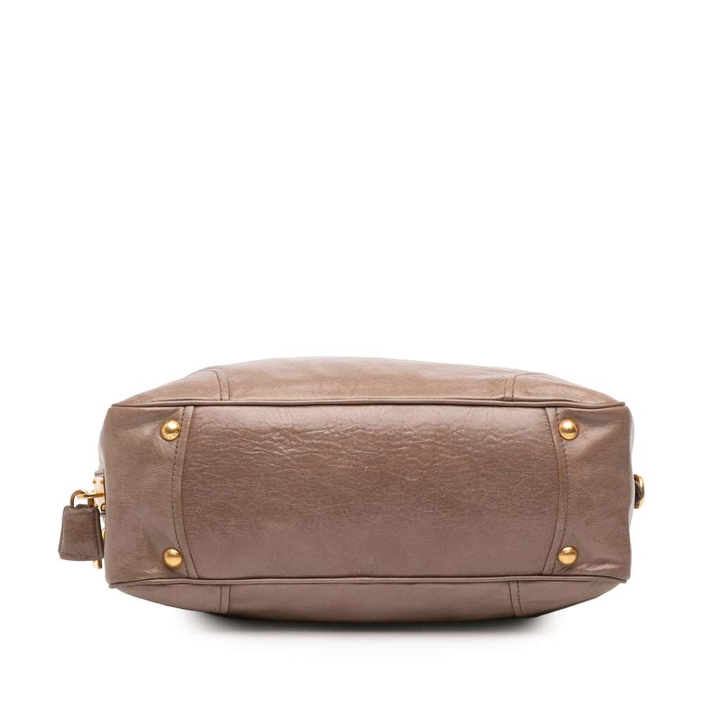 Prada Vitello Shine Bauletto Satchel - 3