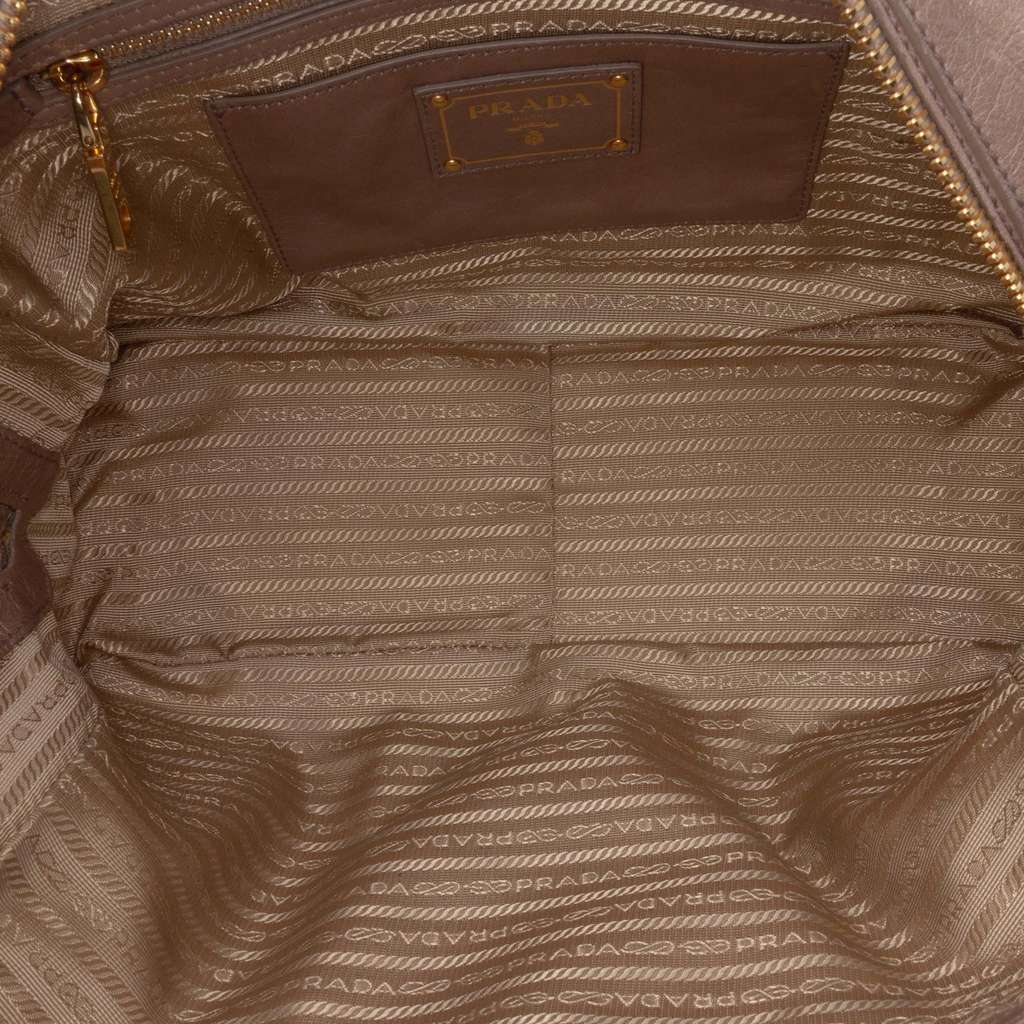 Prada Vitello Shine Bauletto Satchel - 4