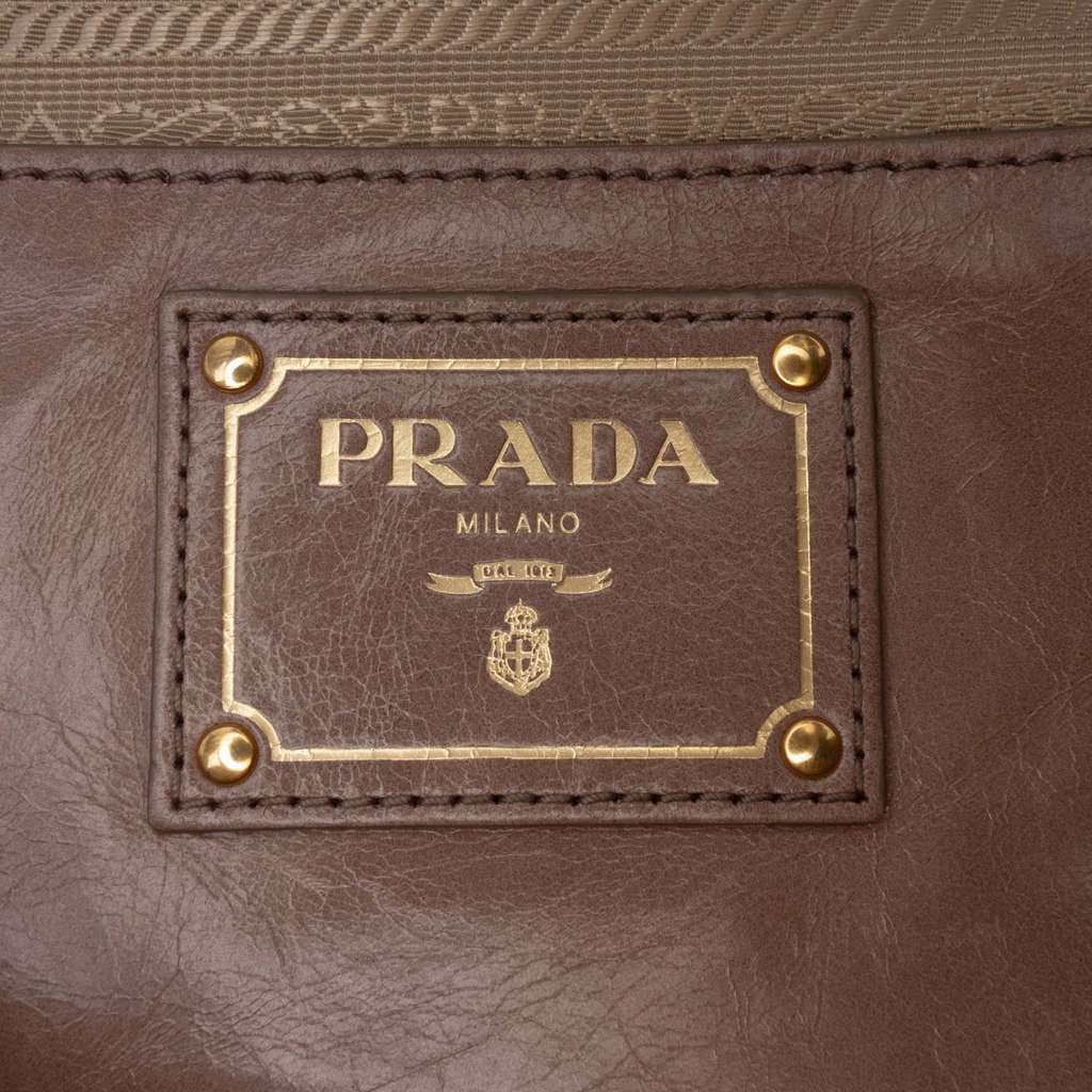 Prada Vitello Shine Bauletto Satchel - 5