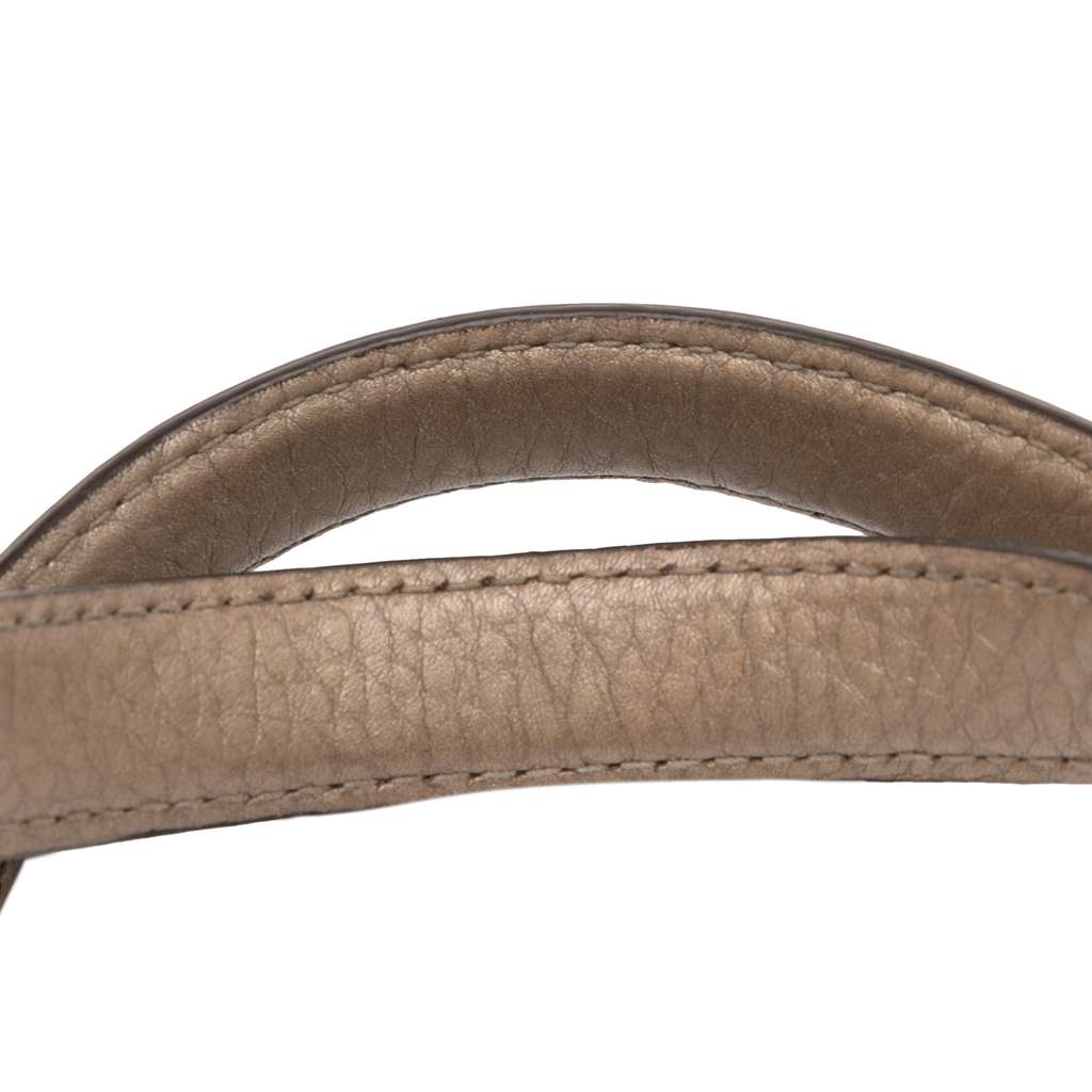 Gucci Small Metallic Leather Soho Working Satchel - Image 12