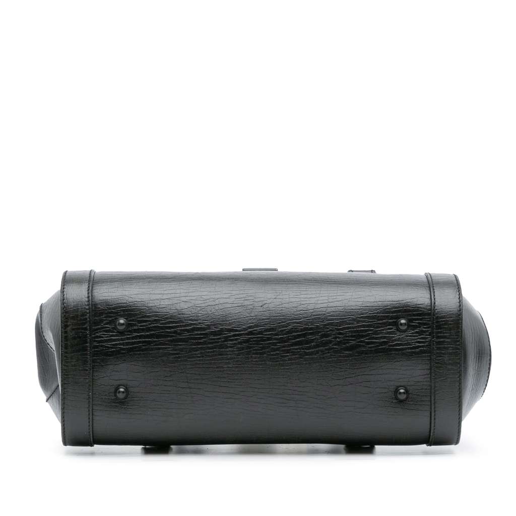 Gucci Leather Bamboo Bullet Shoulder Bag - Image 6