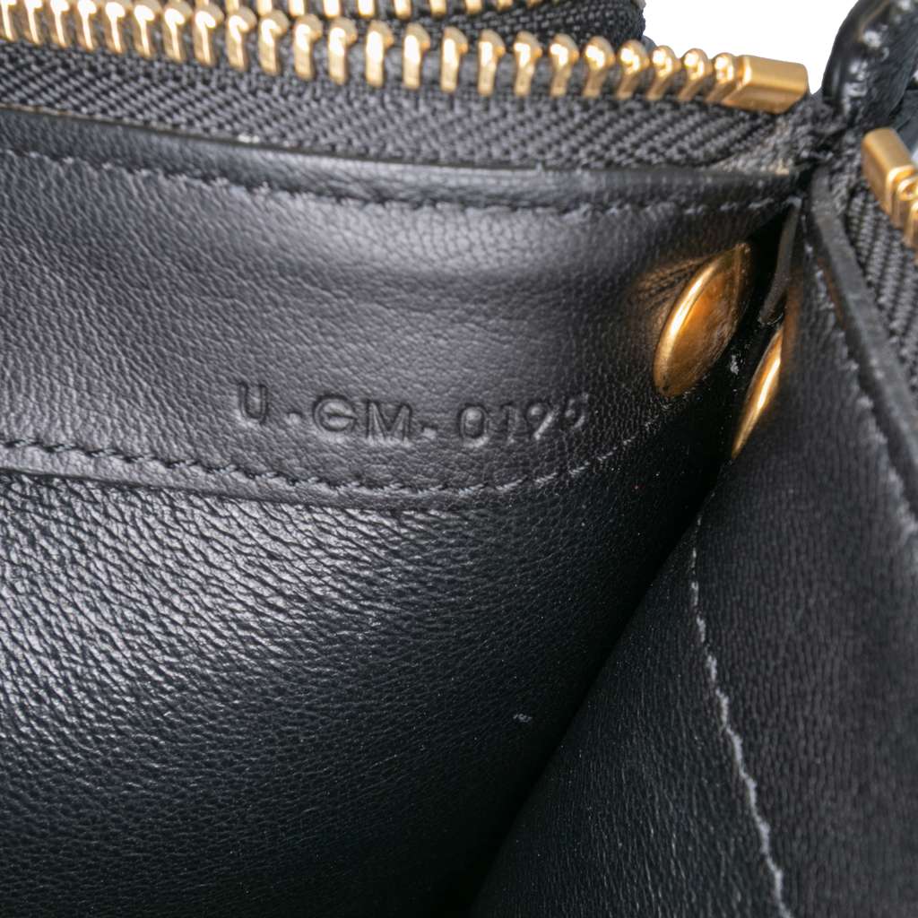 Celine Large Houndstooth Cotton Trio Crossbody - Image 10