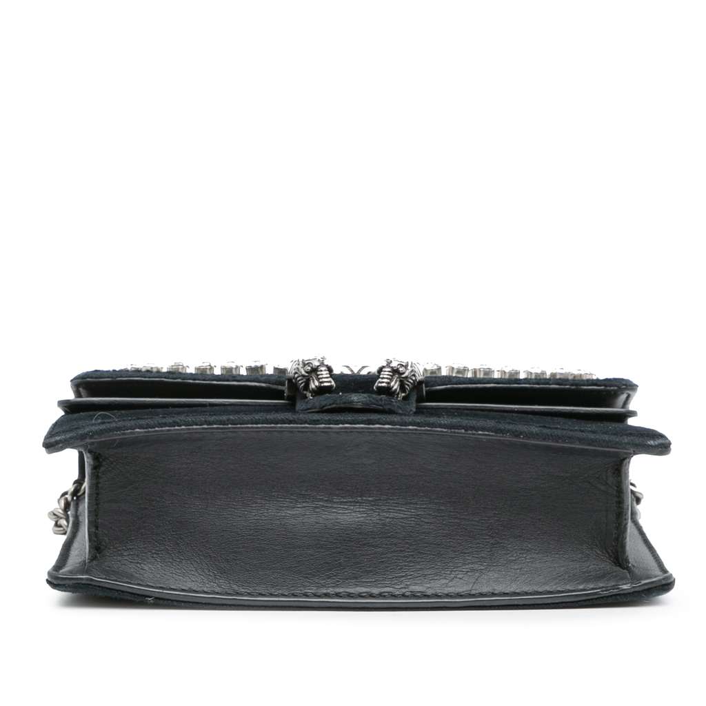 Gucci Mini Crystal Embellished Velvet Dionysus Crossbody - Image 6