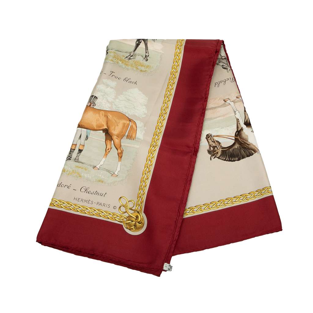 Hermès Les Robes Silk Scarf