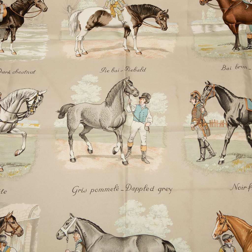 Hermès Les Robes Silk Scarf - Detail 1