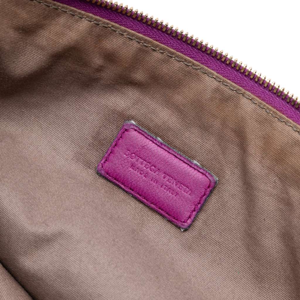 Bottega Veneta Nappa Intrecciato Cosmetic Pouch - Side view