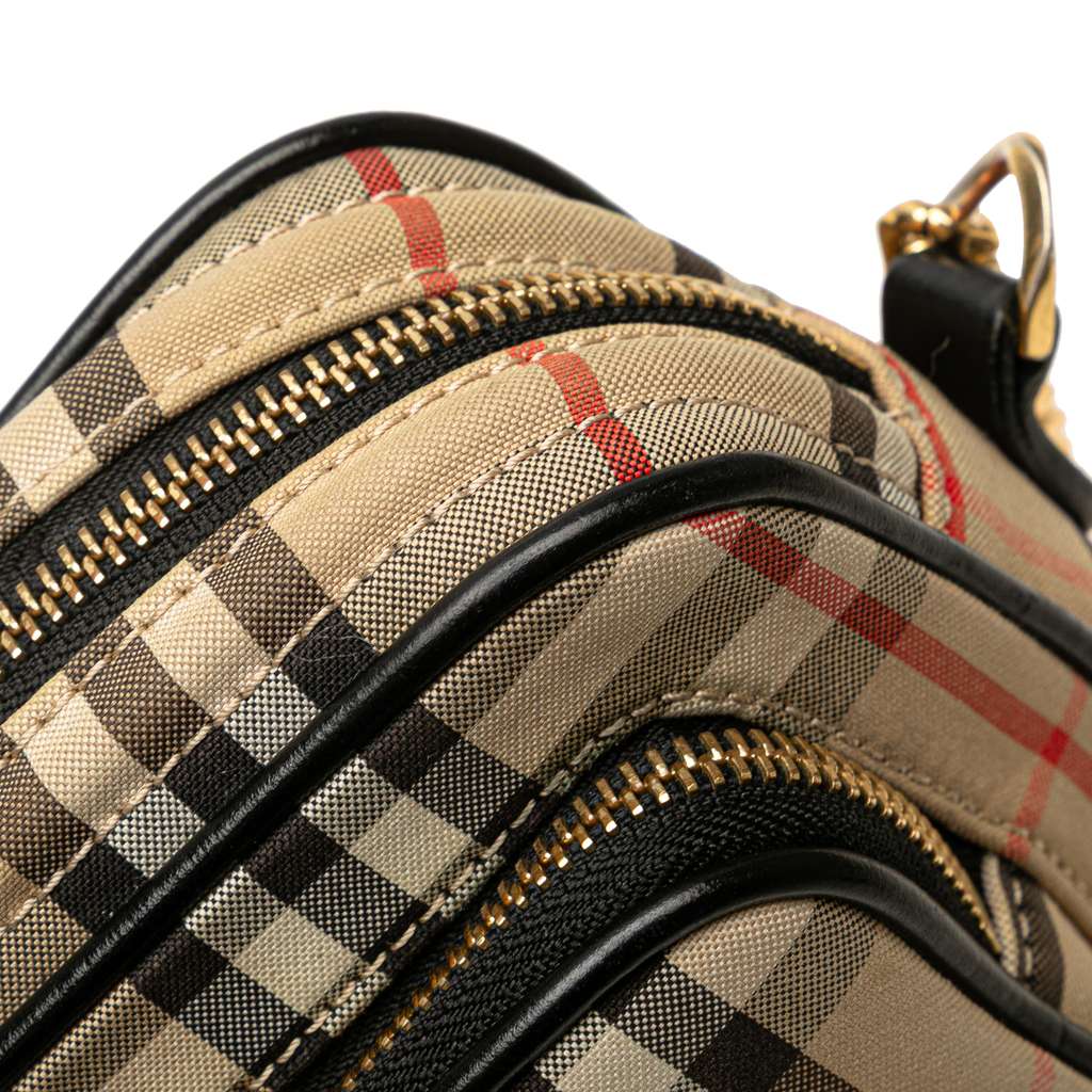 Burberry House Check Canvas Camera Bag - Image 11