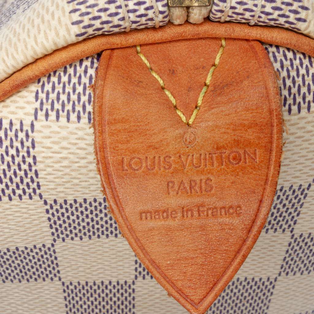 Louis Vuitton Damier Azur Speedy 30 - Side view