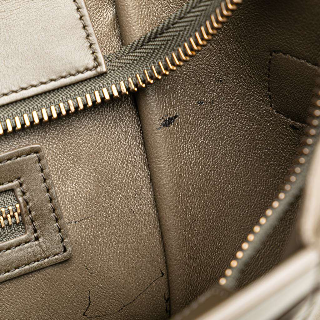 Celine Micro Tricolor Leather Luggage Tote - Image 11