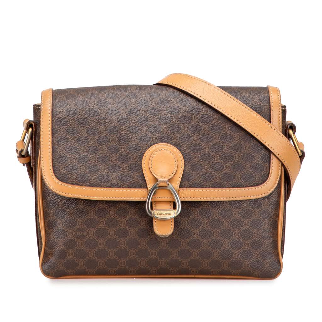 Celine Macadam Coated Canvas Crossbody