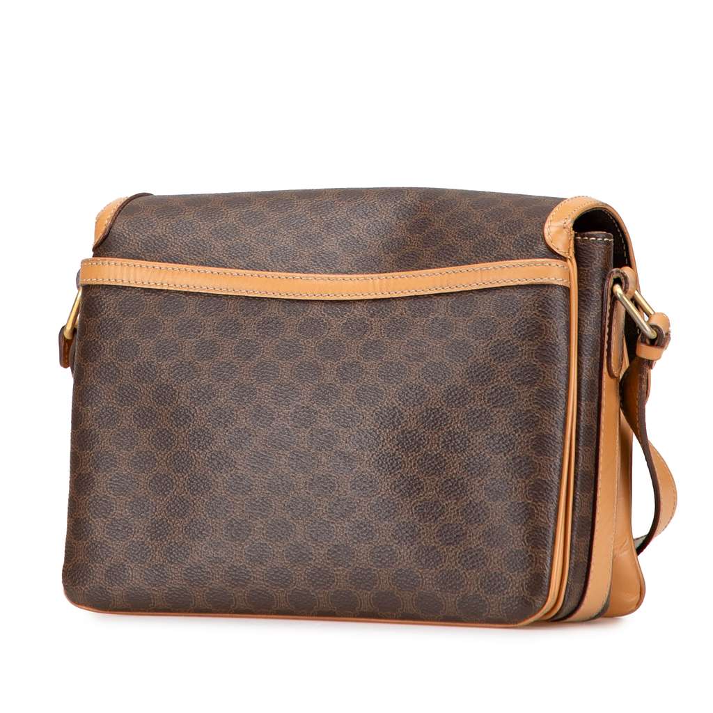 Celine Macadam Coated Canvas Crossbody - 2