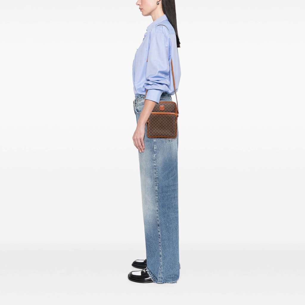 Celine Macadam Coated Canvas Crossbody - Image 12