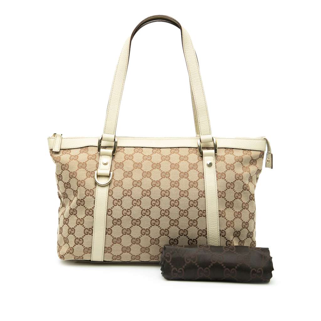 Gucci GG Canvas Abbey D Ring Tote - Image 14
