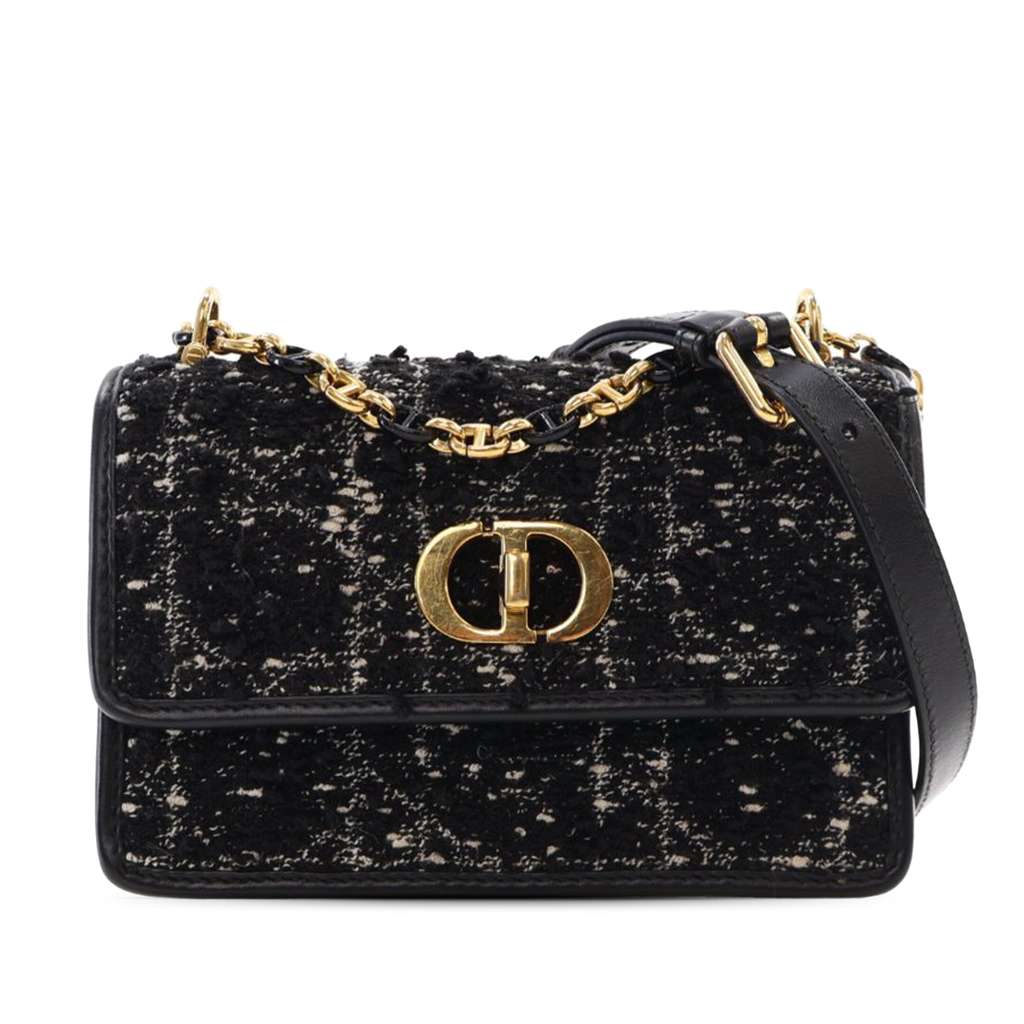 Dior Mini Tweed Macrocannage Miss Caro Bag