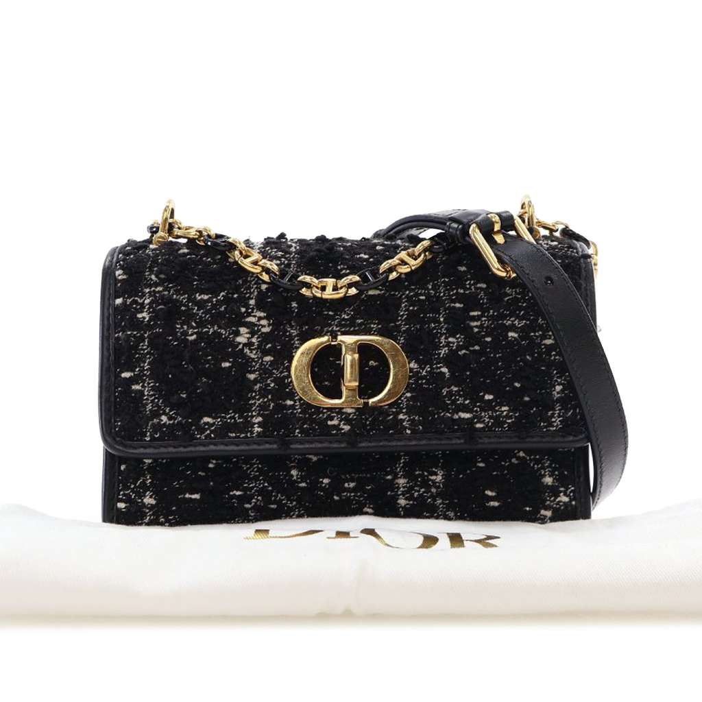 Dior Mini Tweed Macrocannage Miss Caro Bag - Image 16