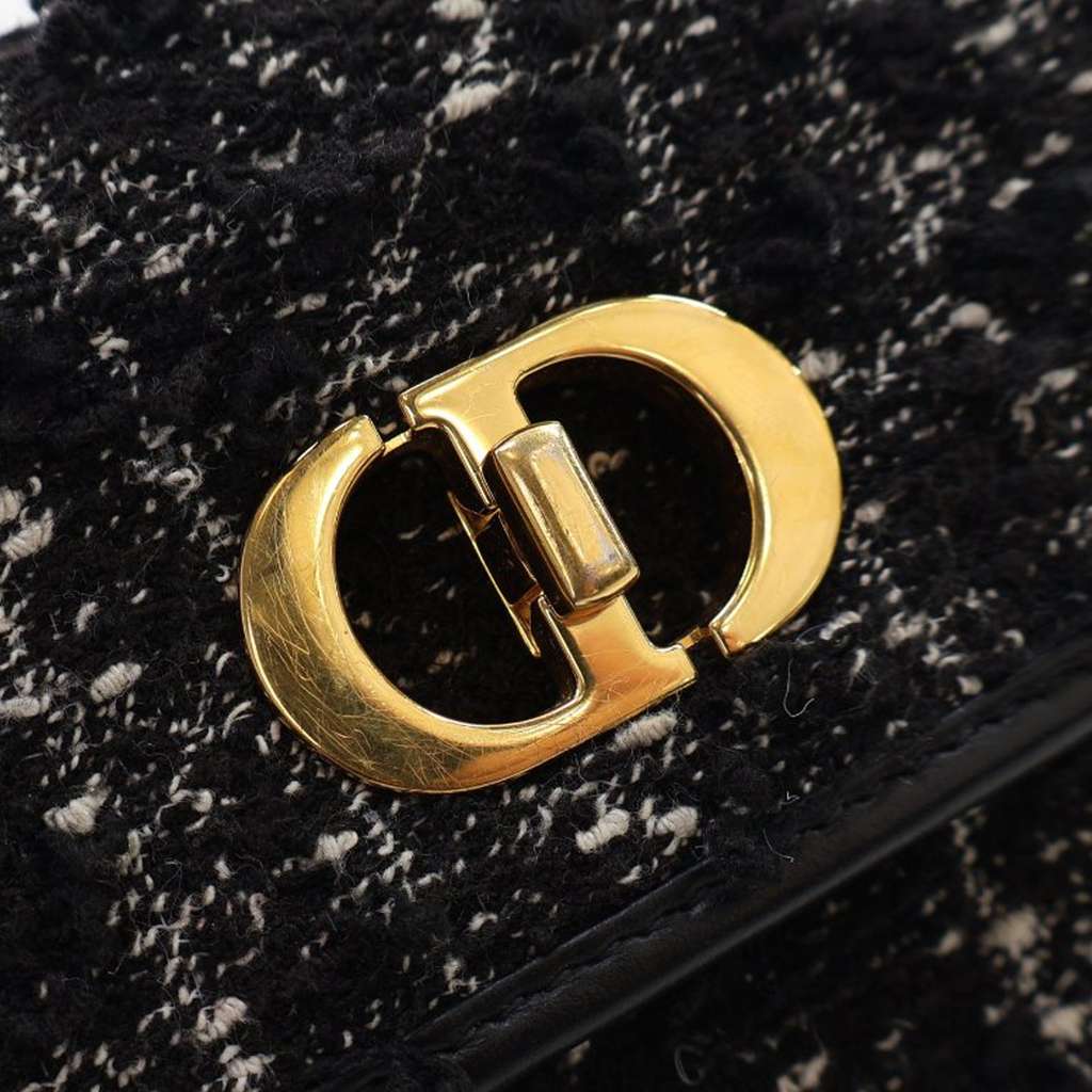 Dior Mini Tweed Macrocannage Miss Caro Bag - Side view