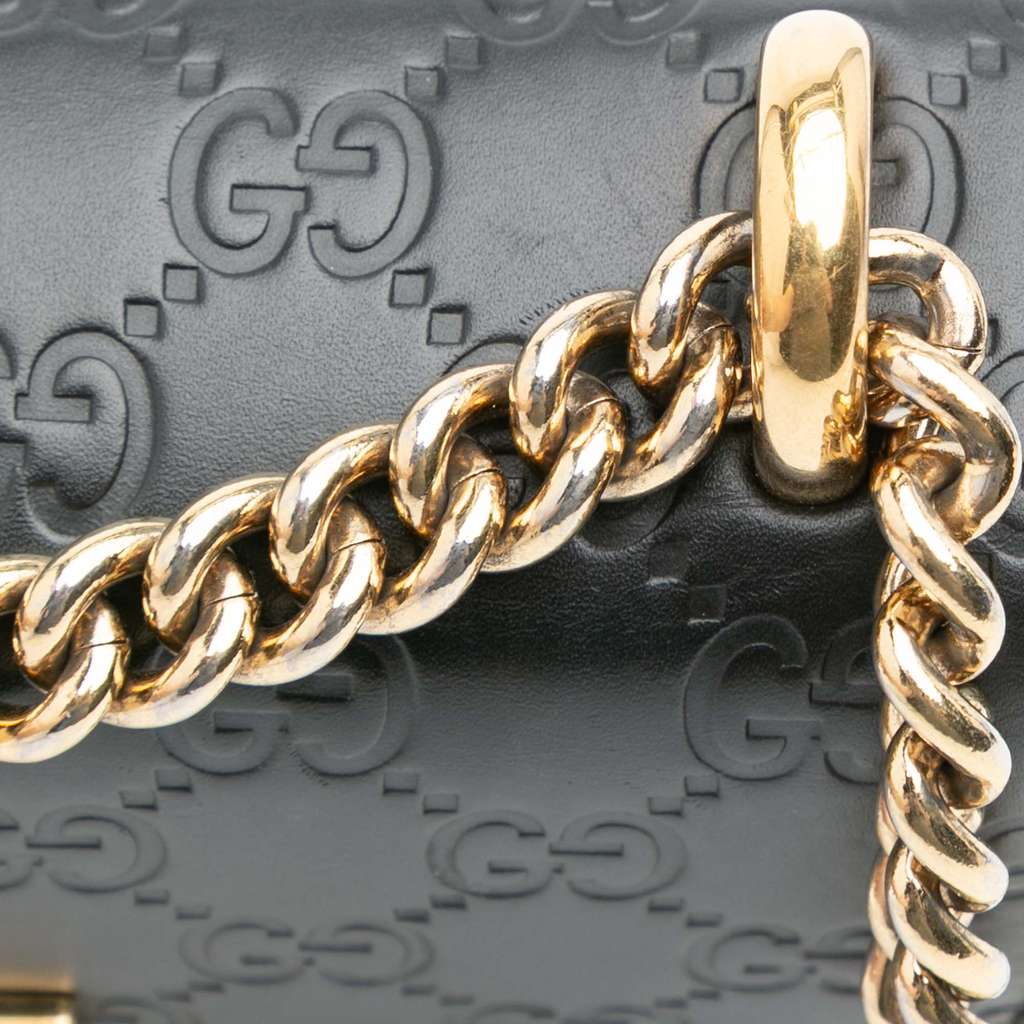 Gucci Small Guccissima Padlock Crossbody - Image 11