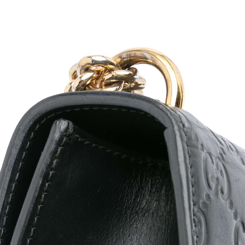 Gucci Small Guccissima Padlock Crossbody - Image 12