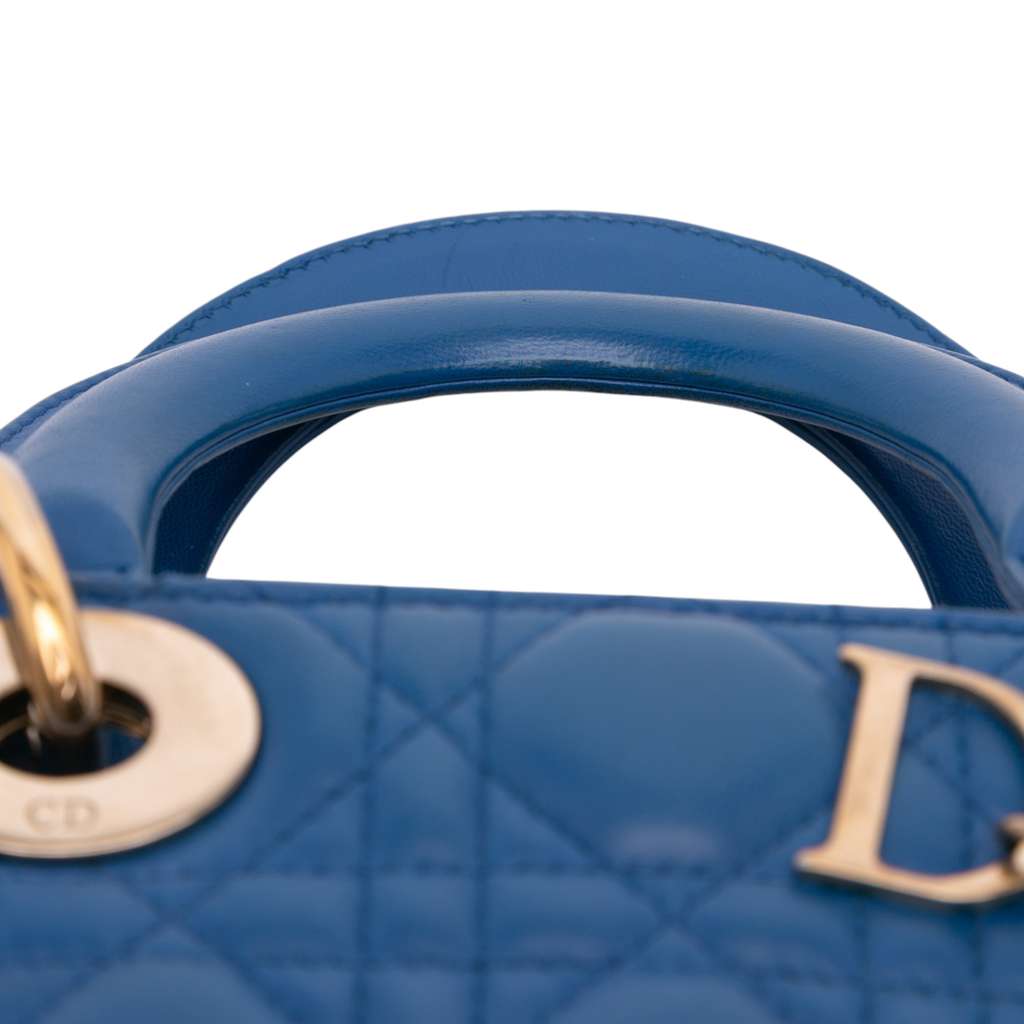 Dior Small Lambskin Cannage MyABCDior Lady Dior - Image 12