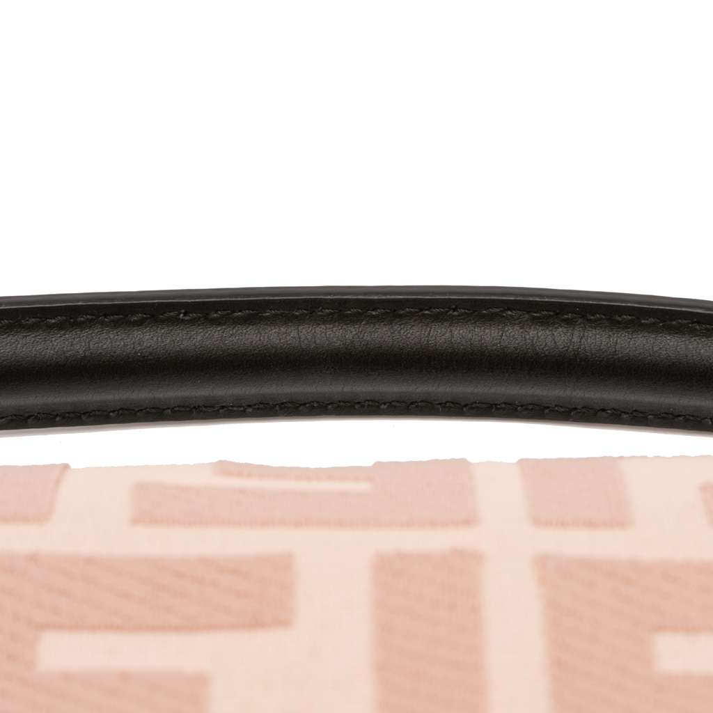 Fendi Zucca Embroidered Canvas Baguette Satchel - Image 12