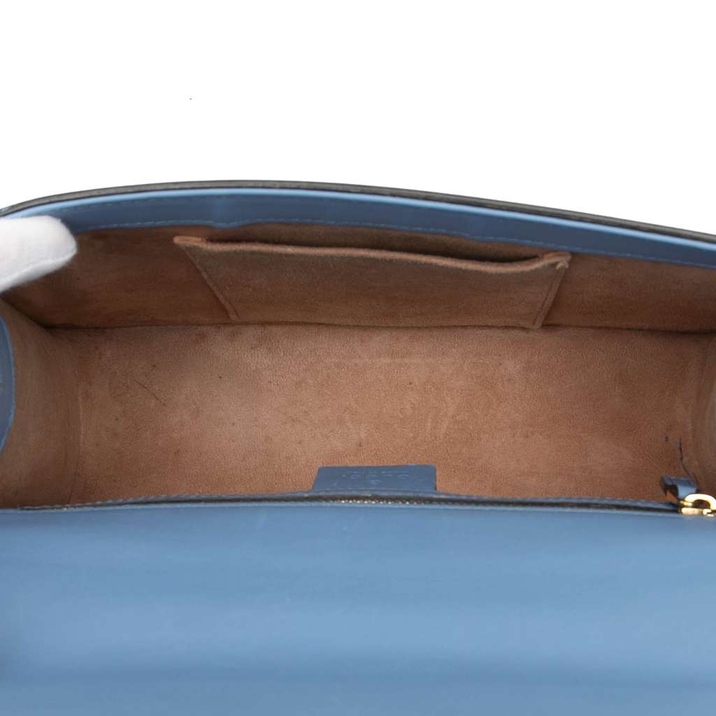 Gucci Small Leather Sylvie Web Satchel - 4