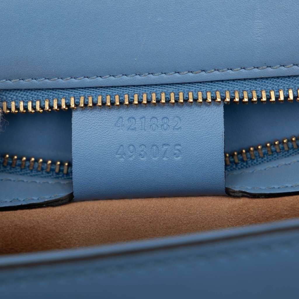 Gucci Small Leather Sylvie Web Satchel - Detail 1