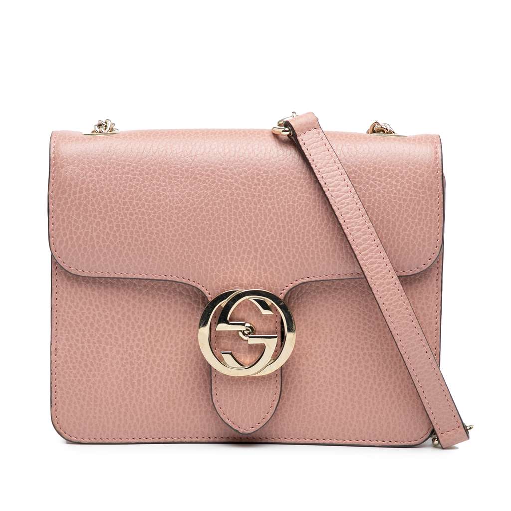 Gucci Small Dollar Calfskin Interlocking G Crossbody