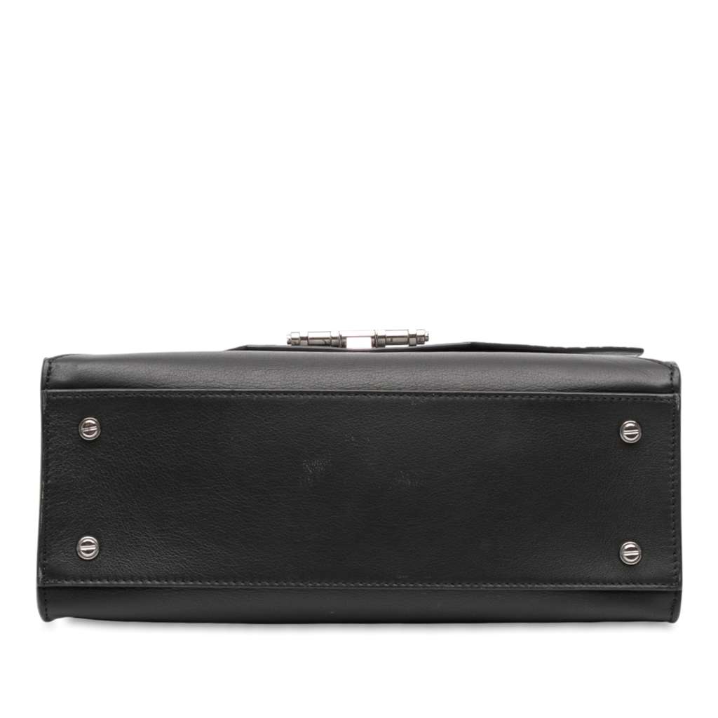 Givenchy Croc Embossed Calfskin Obsedia Satchel - Image 6