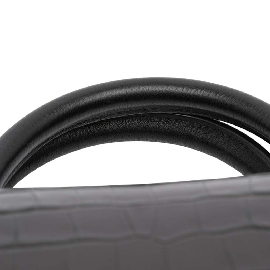 Givenchy Croc Embossed Calfskin Obsedia Satchel - Image 12