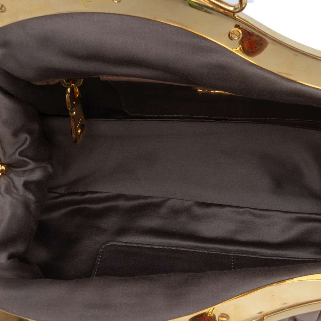 Miu Miu Matelasse Nappa Kiss Lock Clutch on Strap - 4