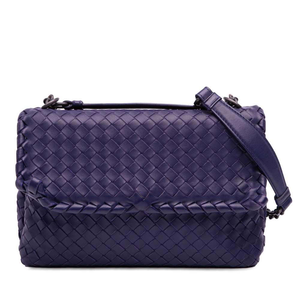 Bottega Veneta Small Nappa Intrecciato Olimpia Shoulder Bag