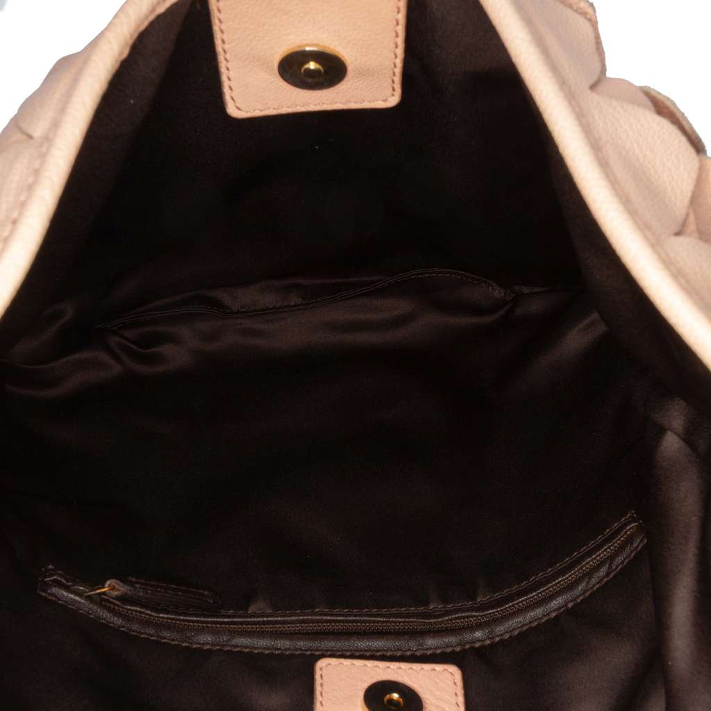 Saint Laurent Leather St Tropez Fish Scale Hobo - 4