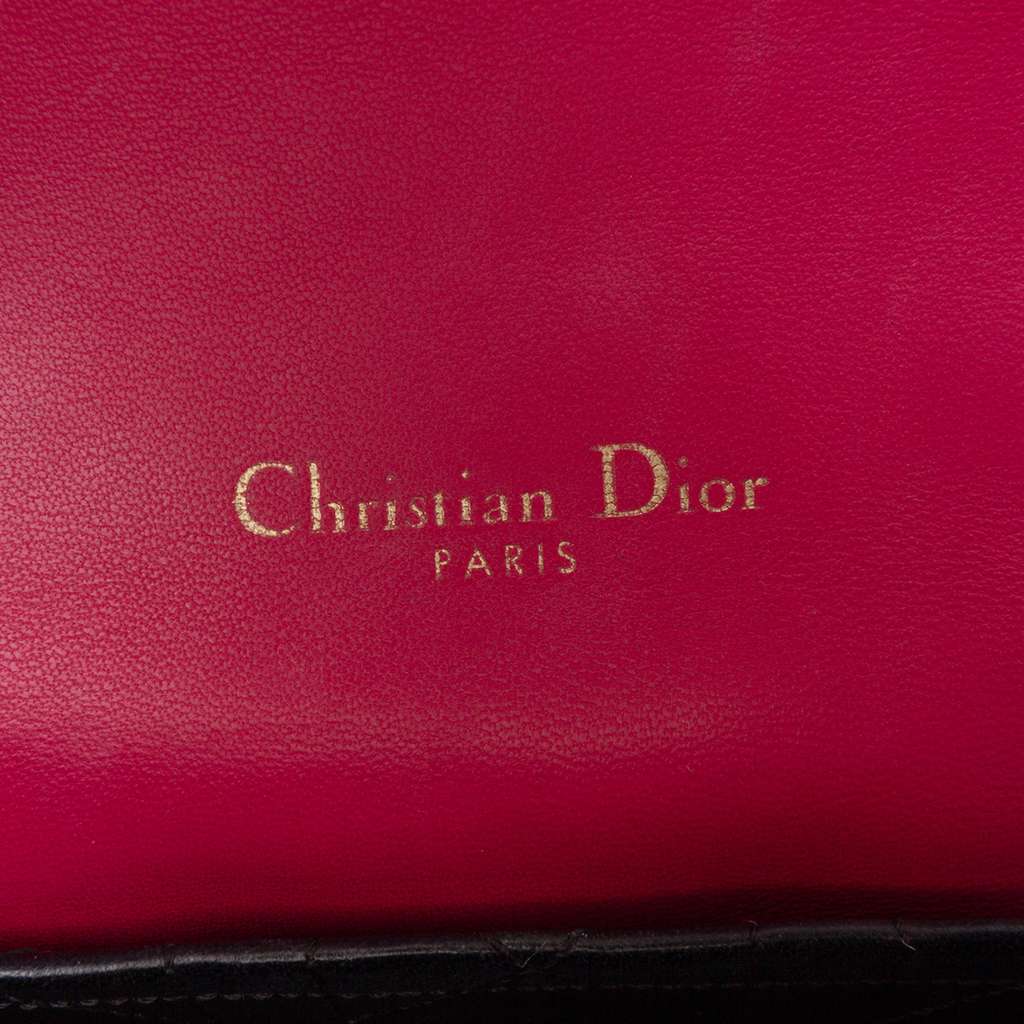 Dior Large Lambskin Cannage Miss Dior Flap - Side view