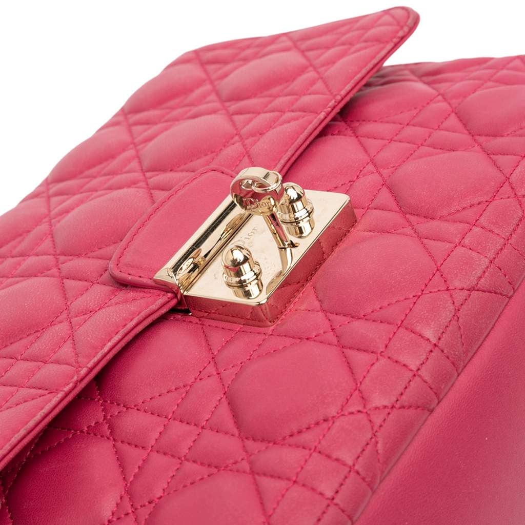 Dior Large Lambskin Cannage Miss Dior Flap - Detail 2