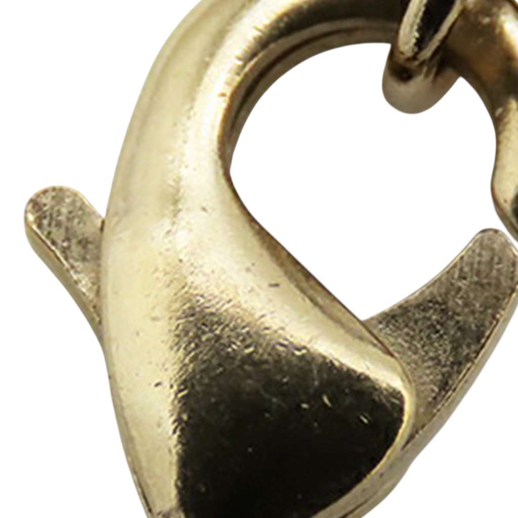 Chanel Gold Plated Resin CC Rhinestones Pendant Necklace - Image 10