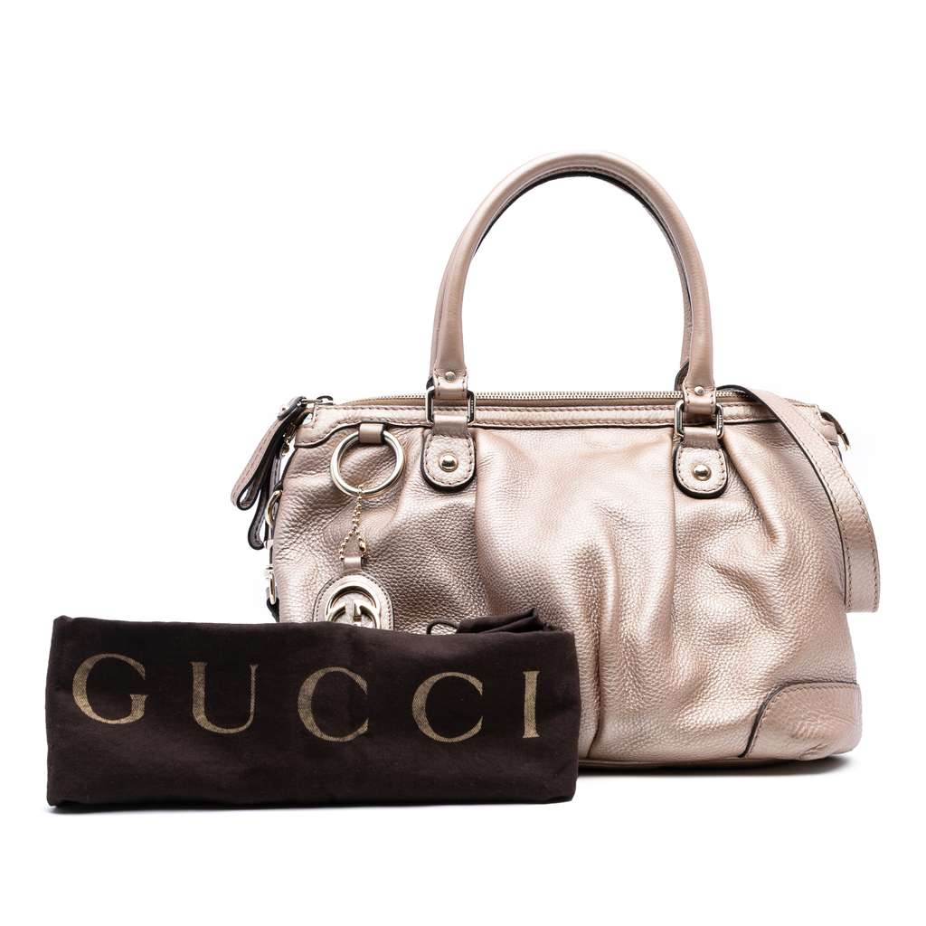Gucci Calfskin Sukey Satchel - Image 11