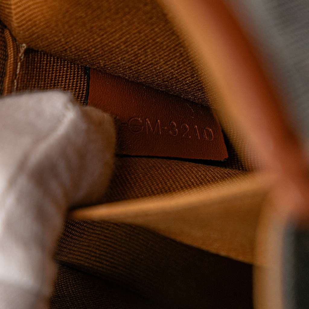 Celine Medium Triomphe Coated Canvas Folco Crossbody - Detail 1